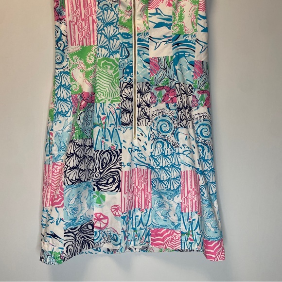 Lilly Pulitzer Osterville Patch Shift Dress Patchwork Design - Picture 9 of 16